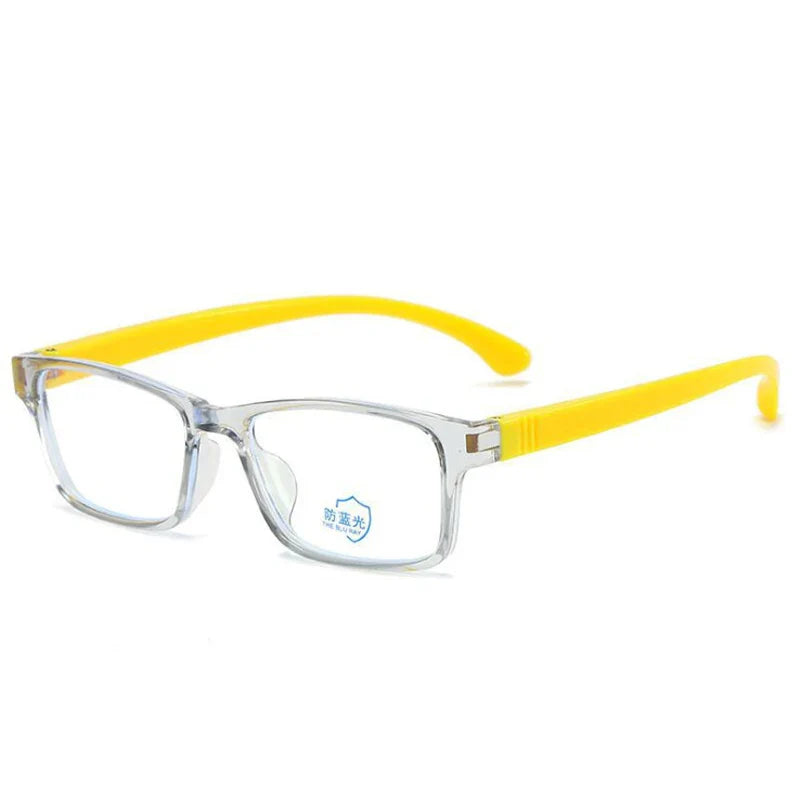 Zilead Kids Computer Glasses Blue Light Blocking Filter Gaming Goggles Silicone Frame Eyeglasses Child Anti-Blue Ray Eyewear