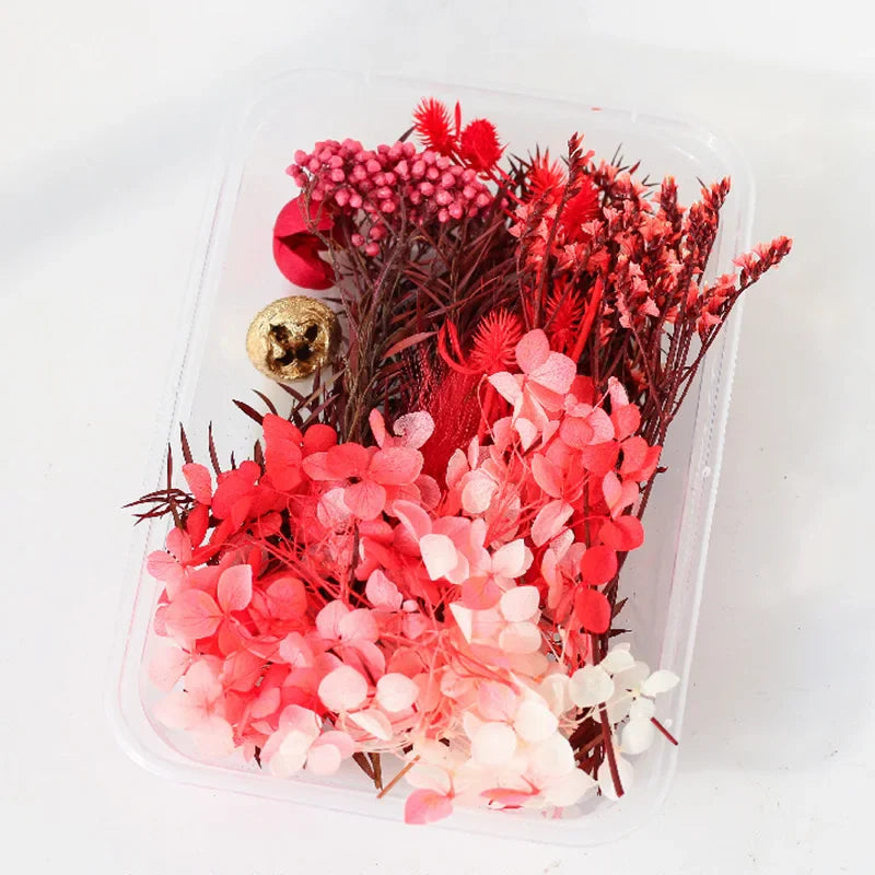 1Box Dried Flowers Dry Plants for Epoxy Resin Casting Mold DIY Aromatherapy Candle Molds Crafts Accessories