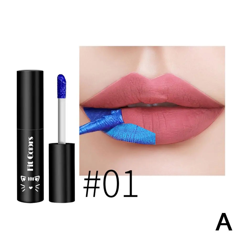 5 Colors Tear Off Lipstick Waterproof Long Lasting Lip Color Lip Reveal Lip Tattoo Gloss Stain Peel Makeup Non-Stick Cup St R4Q5