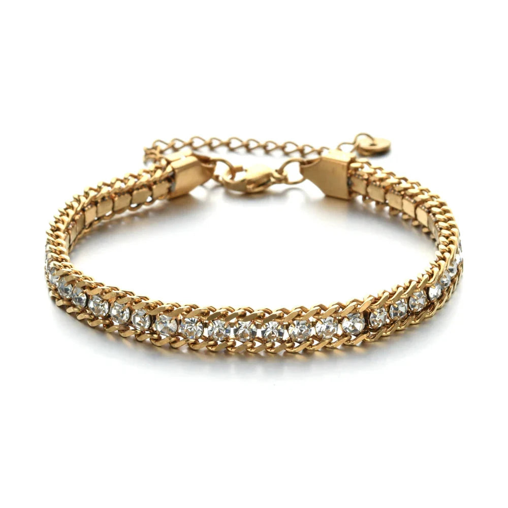 Crystal Cubic Zirconia Bracelet