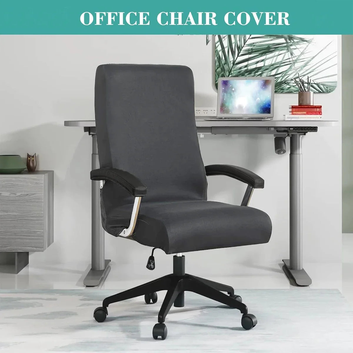 Stretch Spandex Office  Chair Covers Anti-dirty Computer Seat Chair Cover Removable Slipcovers