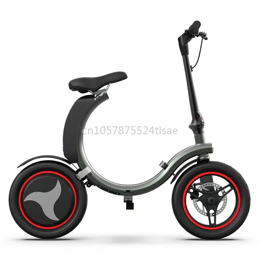 Folding Electric Bicycles Are Small, Ultra-light and Portable, Helping To Drive Battery Cars