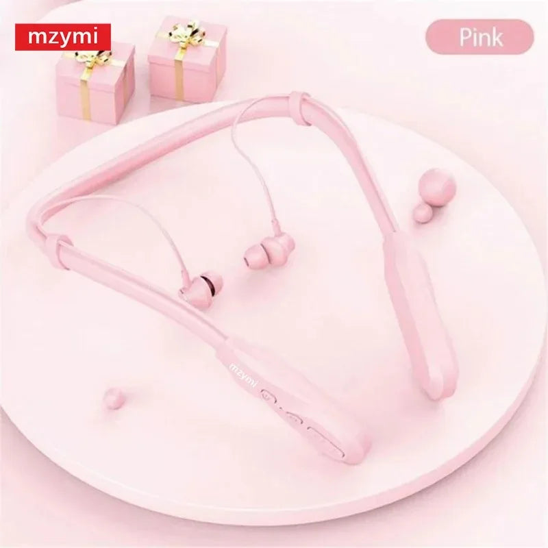 MZYMI I35 Neckband Bluetooth Headphones 200 Hour Play Wireless Earphone 9D Sound Sport Headset Waterproof TWS Earbuds For XIAOMI