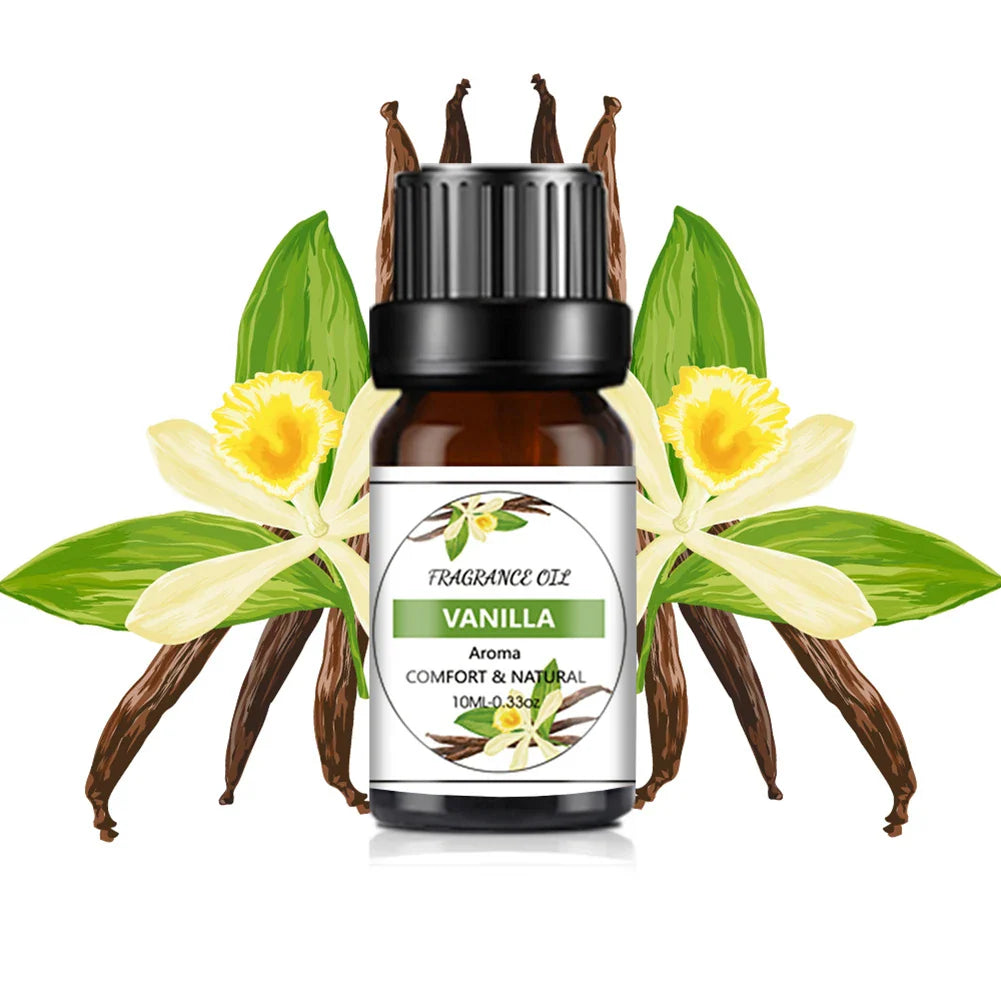 10ml Essential Oil Purifier Aroma Natural Plant Car Air Humidifier  Extraction Oil with Dropper for Diffuser for Home Appliance
