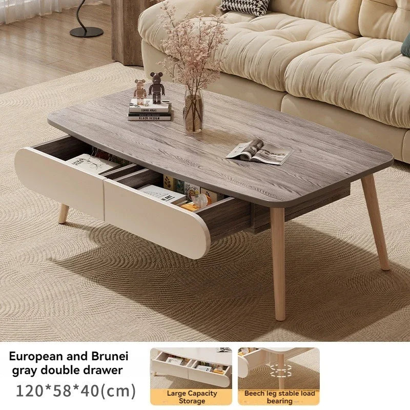 Tea table, modern home, living room, small apartment.