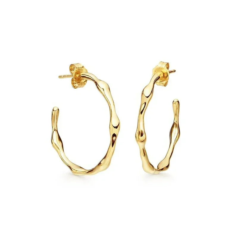 Cartilage 925 Silver Earrings Fashion C-shaped Zircon ear studs European American Geometric Piercing Earrings For Women Jewelry