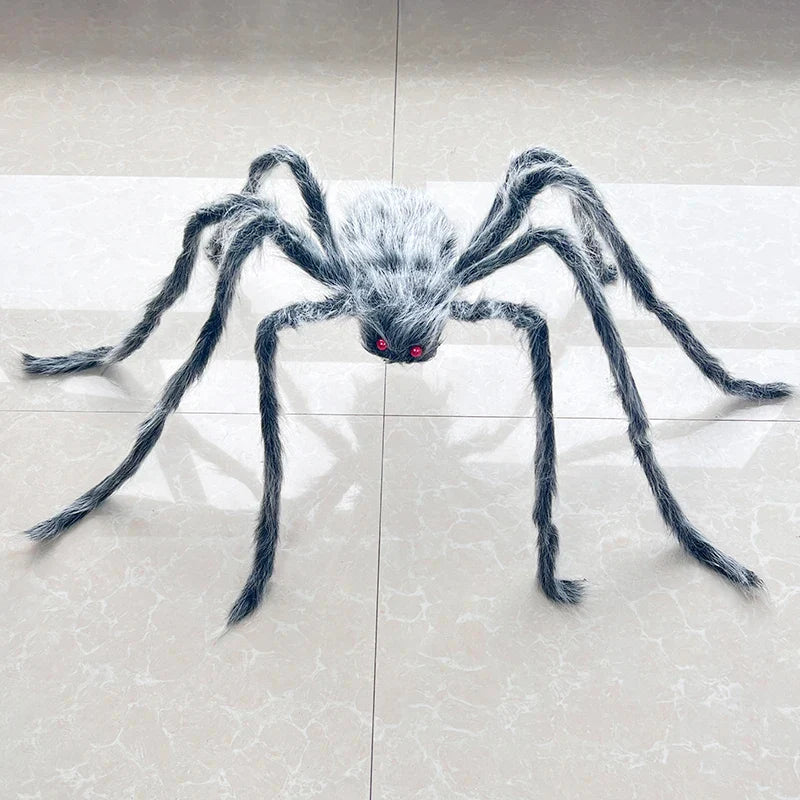 Halloween Horror Fake Spider Festival Party Outdoor Giant Plush Spider Haunted House Bar Halloween Home Decoration
