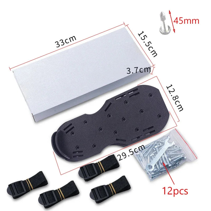 Lawn Aerator Shoes Manual Lawn Aerator with Spike Adjustable Spiked Aerating Sandals Reusable Plastic Lawn Aerator Sandals