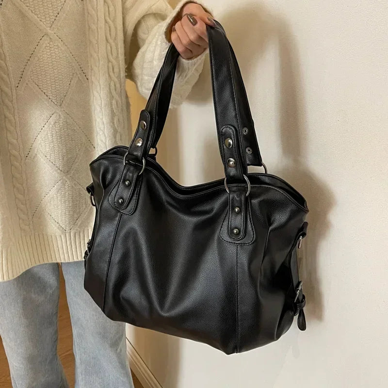 Soft Interior Compartment Shoulder Bags, 2026 High Quality Contrasting Colors Bags for Women.