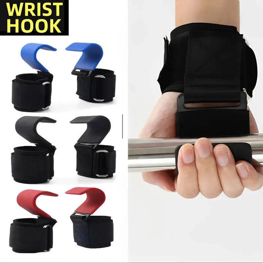 2Pcs Non-Slip Weight Lifting Hooks