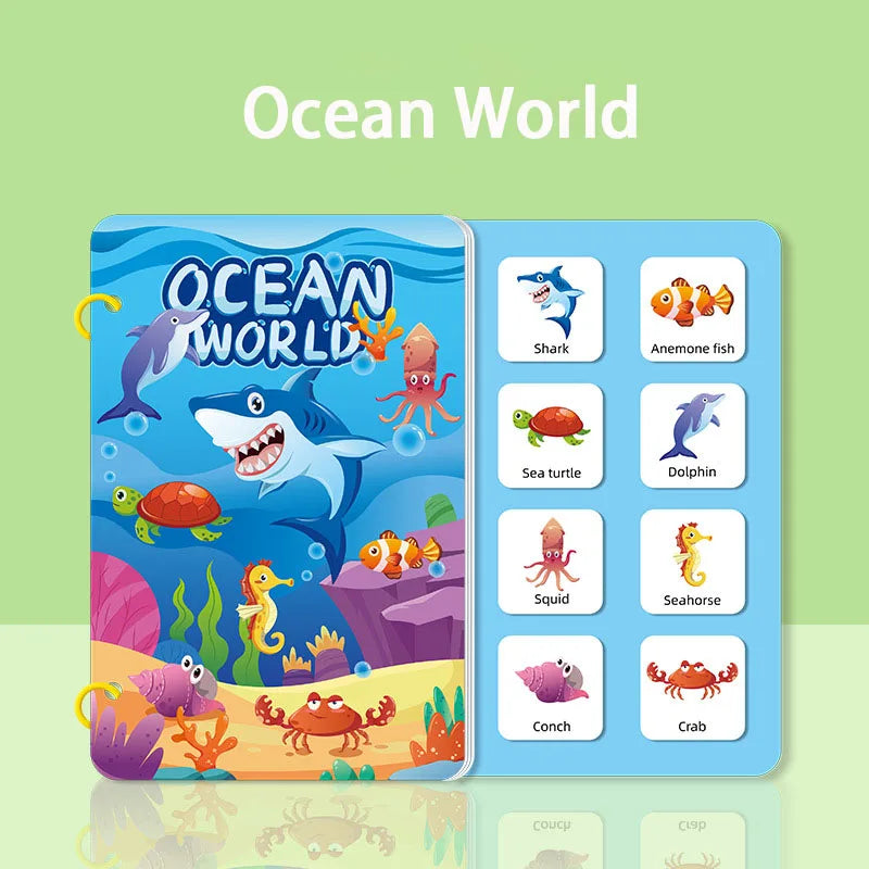 Preschool Busy Book for Toddlers Kids Early Education Montessori Toys 12 Themes Matching Quiet Books Kindergarten Learning Aids