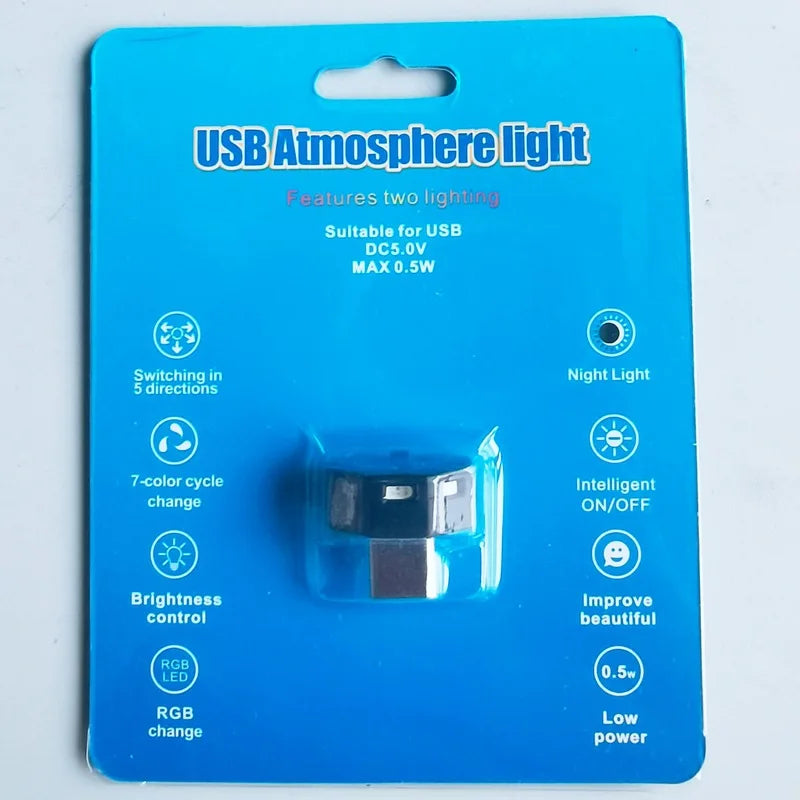 R6FA Night Light And Ambient Lamp USB A Type-C Powered Energy Efficient LED For Room Mini LED Night Lamp