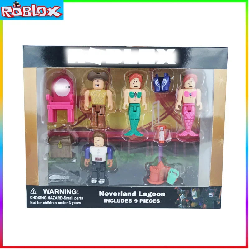 Roblox 24 Collectible Doll Series Virtual World Version 1-6 Building Blocks with Accessories Birthday Gift for Girls Kids Boys