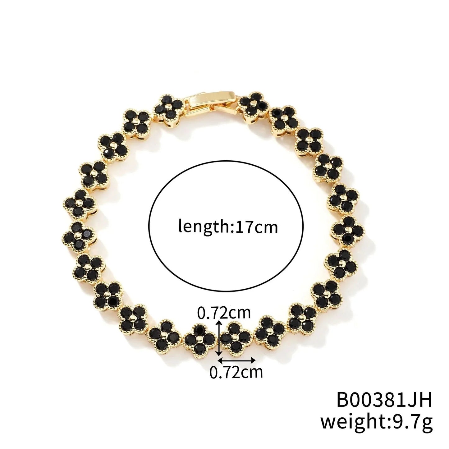 Flower Lucky Stainless Steel Bracelet
