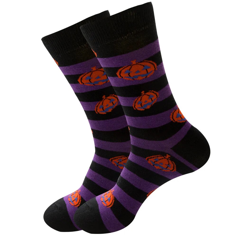Halloween Fun Print Cartoon Socks