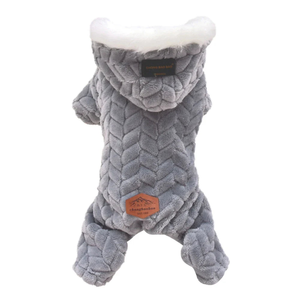 Pet Dog Clothes Winter Warm Fleece Dogs Jumpsuits Pet Clothing for Small Dogs Puppy Cats Hoodies Jacket Chihuahua Yorkshire Coat