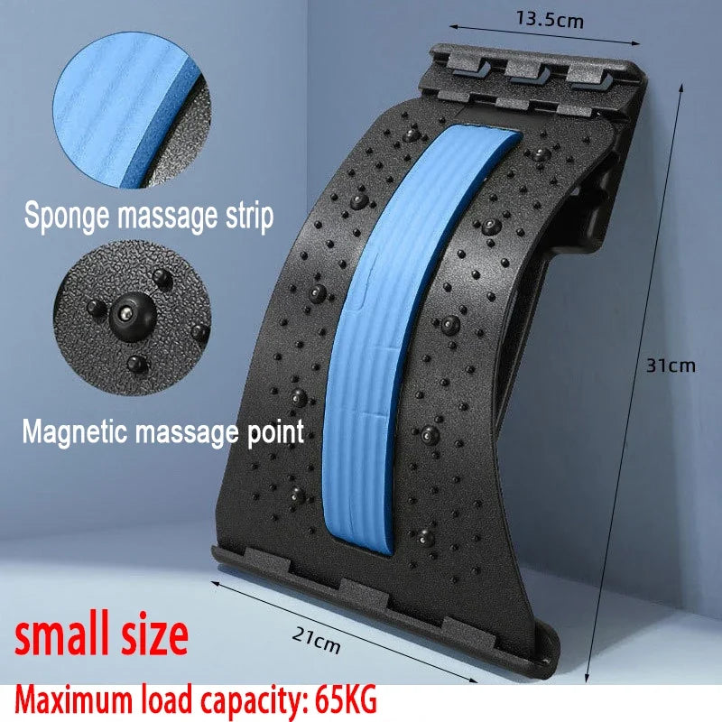 Lumbar Stretcher Device for Lower Back Pain Lower Device for Back Opening Yoga Spine Correction Pillow for Back Chiropractic YBA