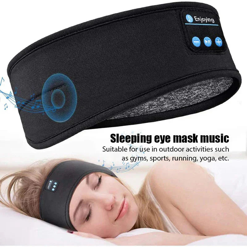 Oracluxe Eye Mask with Wireless Bluetooth Headset Headband