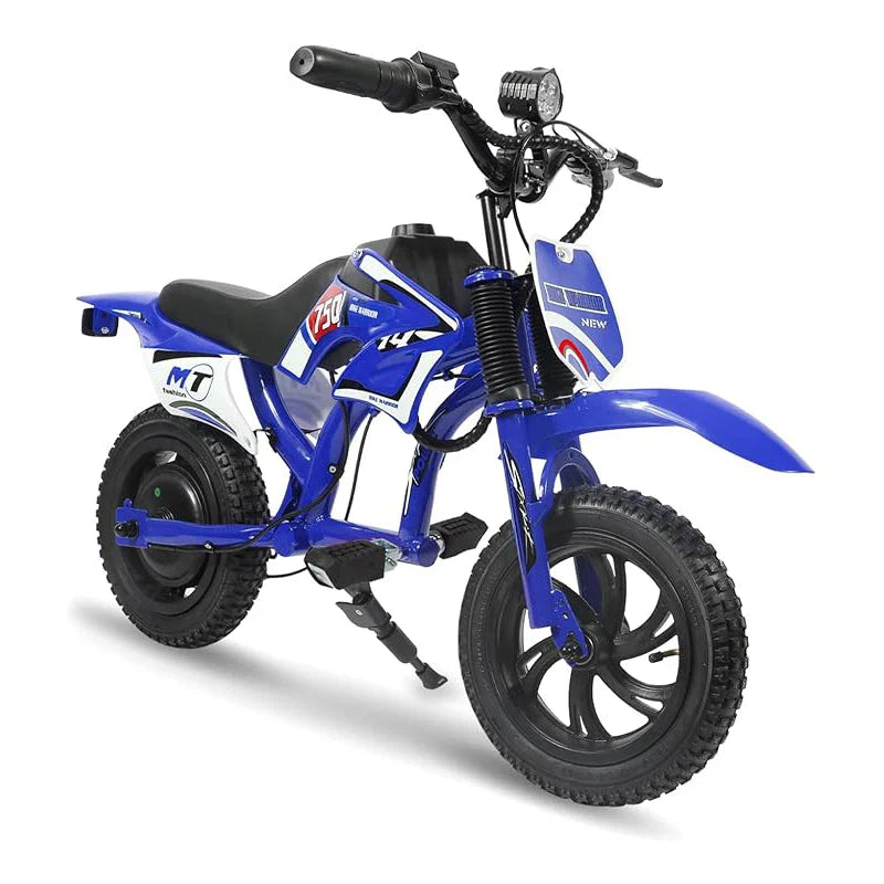 25V Electric Dirt Bike, 200W Electric Motorcycle, Up to 10MPH & 7 Miles Long Range, 3-Speed Modes for Kids Ages 3-10.