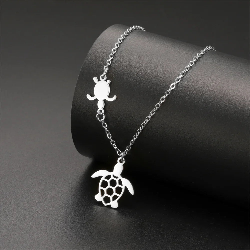EtherealBe Sea Turtle Pendant Necklace for Women