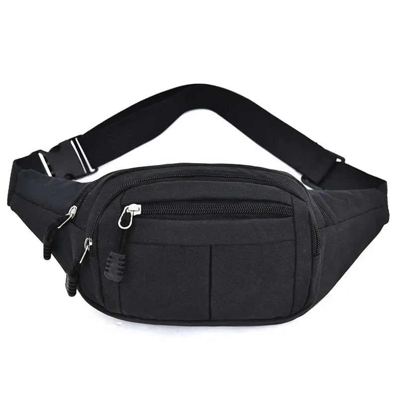 Men's Breast Package Waterproof  Sports Bag  Crossbody Banana Bag