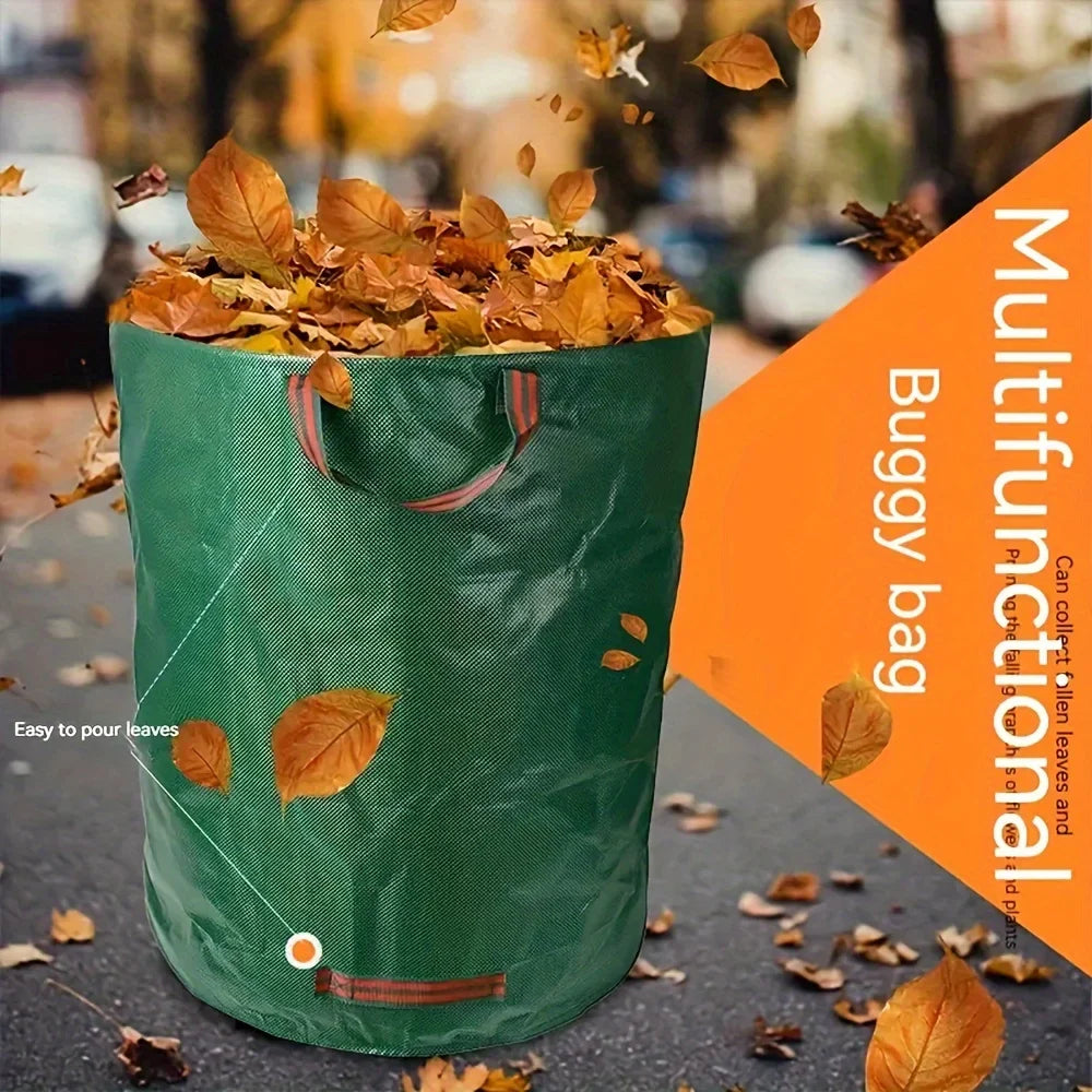 Heavy-Duty Garden Waste Bags - Reusable  Bags  Industrial Fabric and Handles