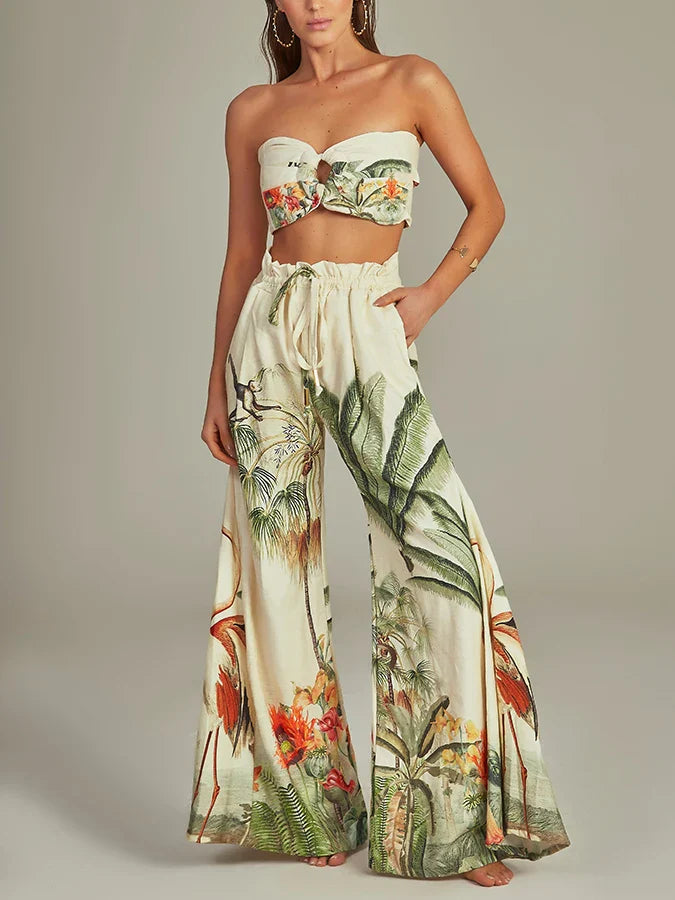 Swimwear Women'S 2024 One Piece Vintage Luxury Push Up Tankini Sexy Hollow Out Long Length Swimsuit Fashion Beach Print Wear