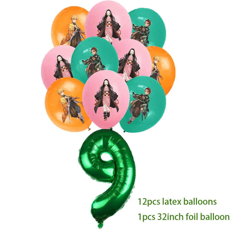 Anima Demon Slayer Party Decoration Supplies