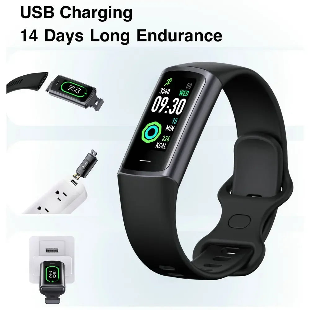 Smart Band 8 Pro Fitness Bracelet Wristbands Woman Pedometers For Walking Women'S Watches For Huawei Xiaomi Phone