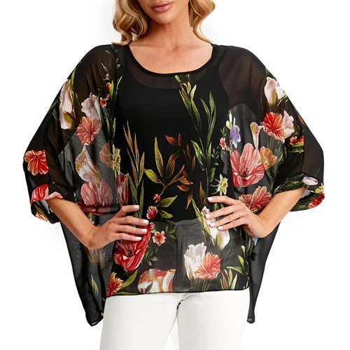 BHflutter 4XL 5XL 6XL Plus Size Women Blouse 2022 Sexy Off Shoulder Leopard Print Summer Tops Tees Casual Chiffon Blouses Shirts