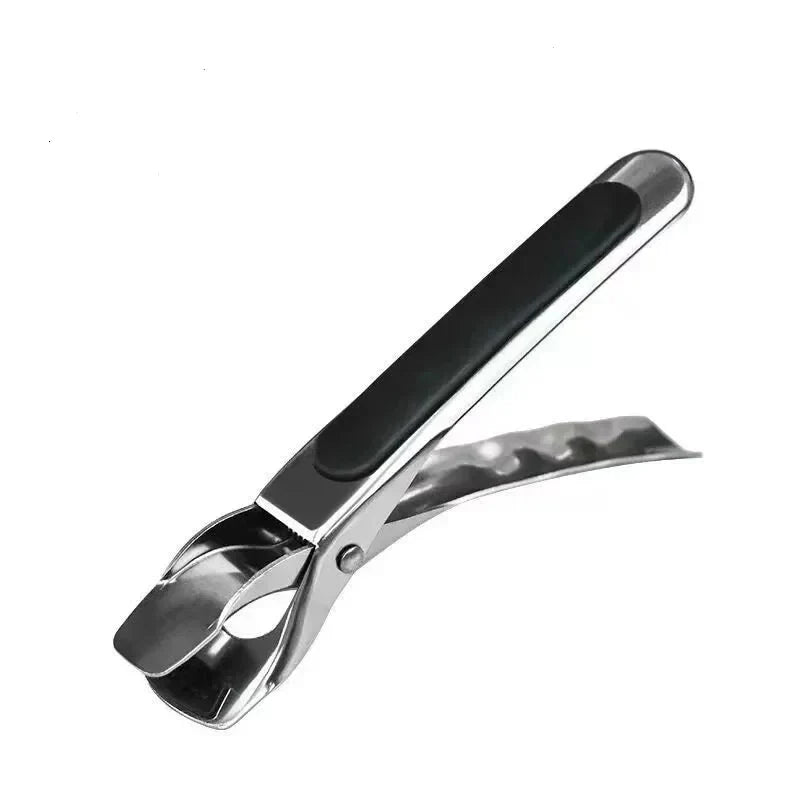 Anti-Scald Gripper Clip Multipurpose Non-Slip Plate Bowl Retriever Tongs with Silicone Handle Hot Dish Kitchen Tool