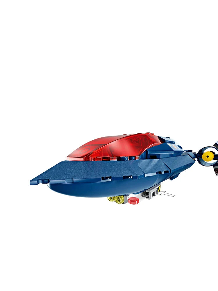LEGO 76281 Marvel X-Men X-Jet Toy Plane Model Building Kit