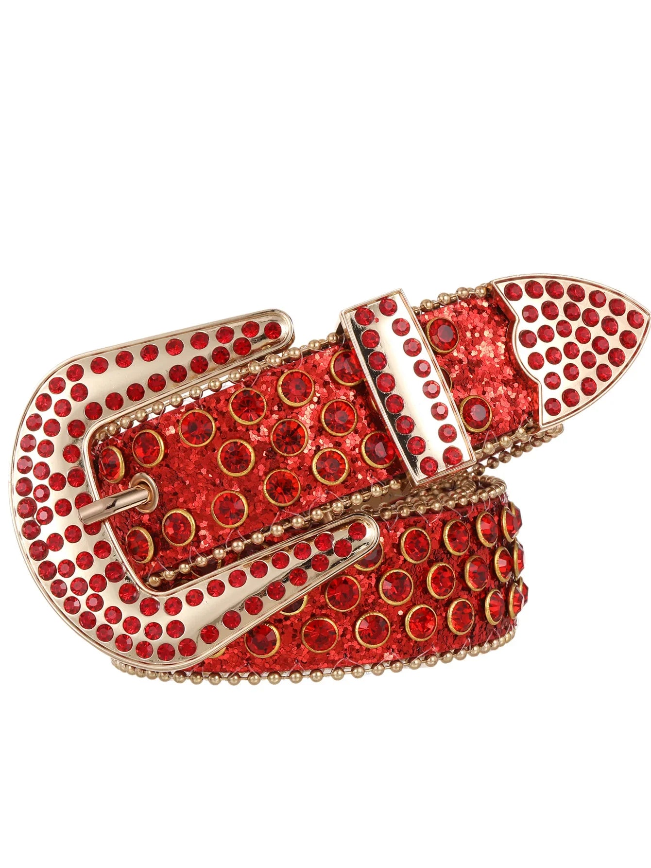 Decorative Women's Belt BB Simon Diamond Fashion Western Belt Full Diamond Embedding PU Wide Crystal Diamond Be