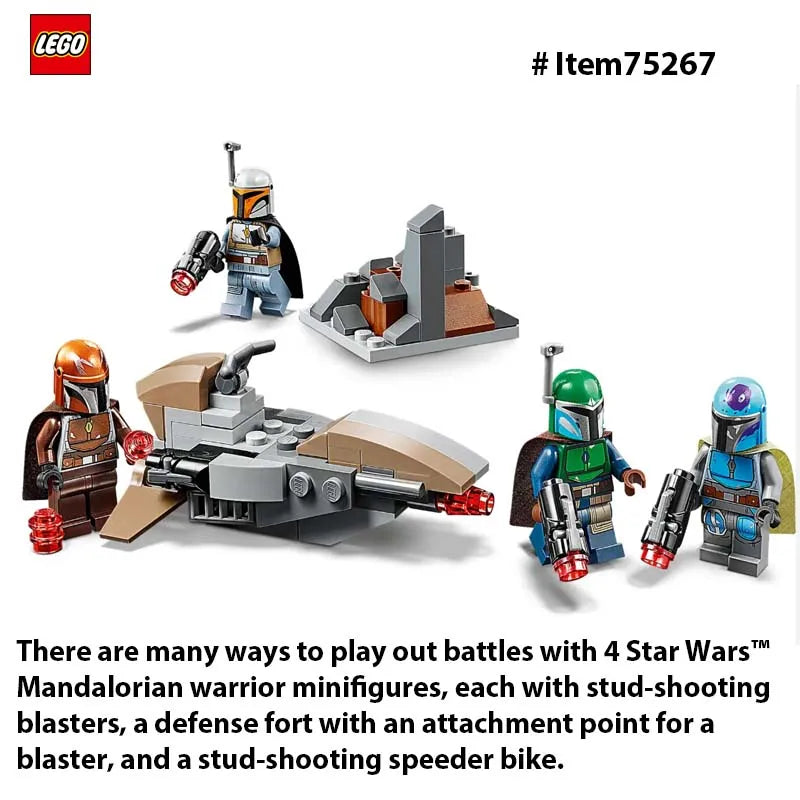LEGO 75267 Star Wars Mandalorian Battle Pack Mandalorian Shock Troopers,Great Gift Idea for Any Fan of Star Wars 102 PCS