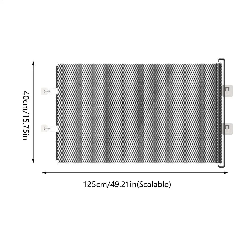 Pet Dog Gate Network Fence Stairs Folding Breathable Mesh Enclosure Dog Fence Safety Barrier Pet Thanksgiving Day Gift