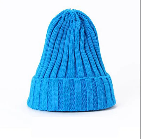 Unisex Hat Cotton Blends Solid Warm Soft HIP HOP Knitted Hats Men Winter Caps Women's Skullies Beanies For Girl Wholesale шляпа