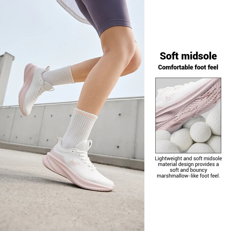 361 Degrees Fengye 5.0 Women's Running Shoes Mesh Rebound Casual Feather-Light Supportive Durable Female Sneaker 682542210F