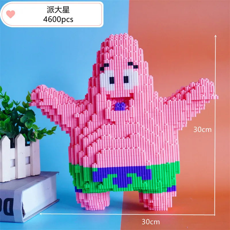 Cute Rabbit Building Block Toy Small Particle Brick Diy Children'S Assembly Toy 3d Model Decorations Kids Gift