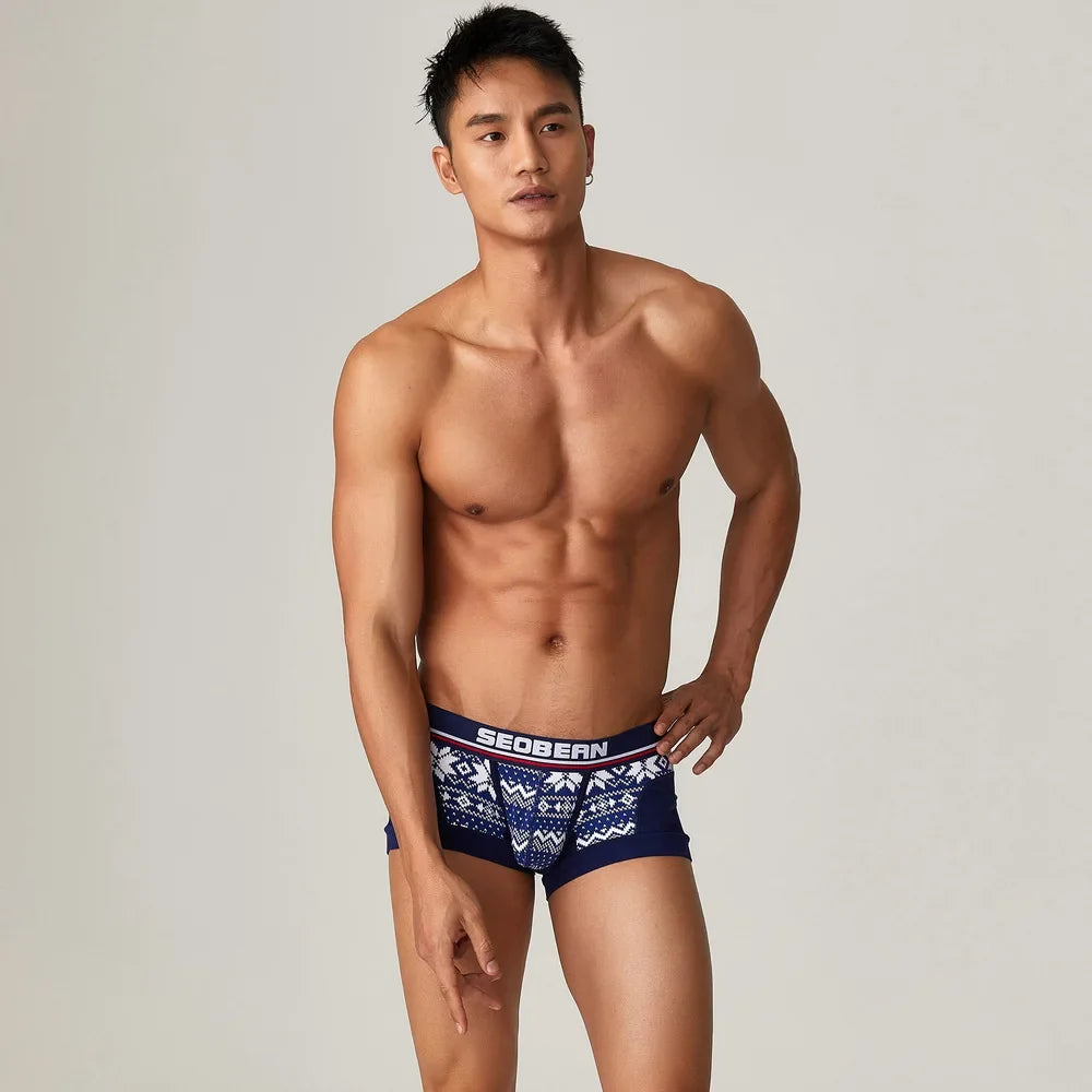 New trendy brand youth underwear, brand men's underwear, ethnic style men's underwear 220206