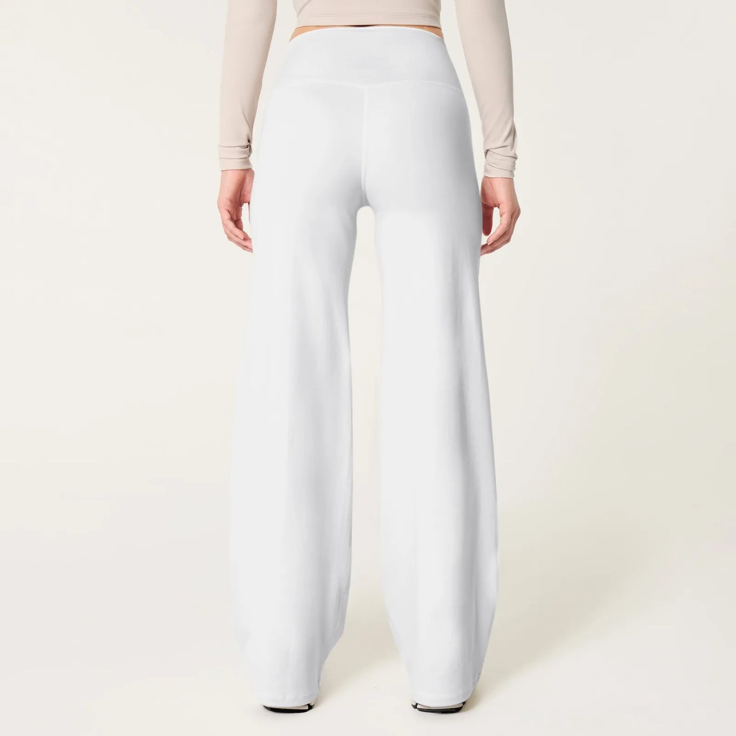 Casual Clothes Yoga Pants For Women High Waist Workout Leggings Stretchy Pants With Pockets Solid Soft Sweatpants For Women