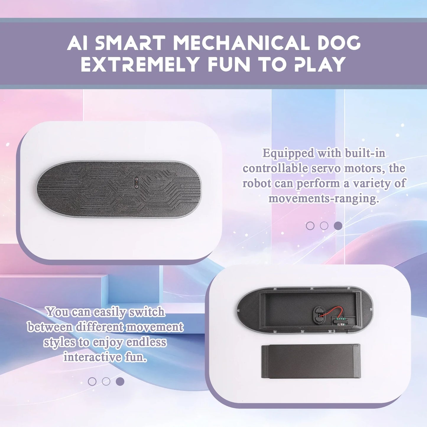 B50B-EMO AI Robot Multilingual Smart Chat, Interactive Assistant, Dancing Robot, Desktop Companion, Desktop Gift