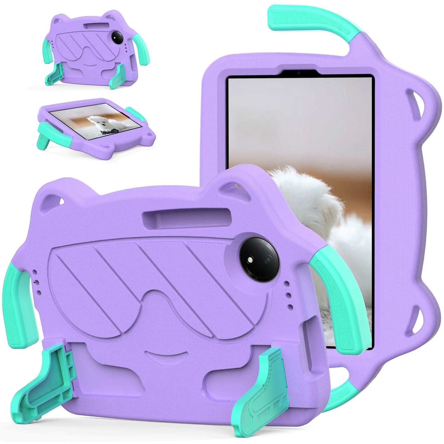 Cartoon EVA+PC Case For Redmi Pad SE 8.7" 2024 Tablet Safe Cover For Redmi Pad SE 4G 2024 tablet protective case with Kickstand