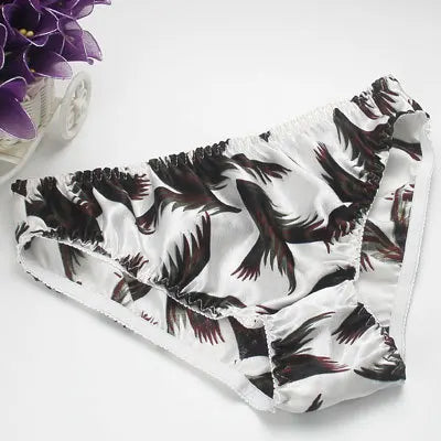 Lingerie Mid Rise 100% Natural Silk Briefs Mulberry Silk Panties Women's Underwear