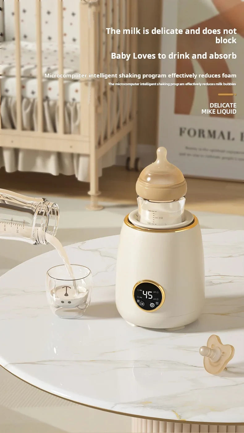 Bottle shaker outdoor baby milk powder warmer usb rechargeable multifunctional electric shaker milk warmer constant temperature