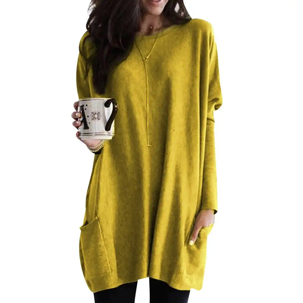 S-5XL Women's Tops 2023 Autumn Winter Long Sleeve Basic T -shirt Tee Casual Oversized Pullover Shirt for Female Y2K Crop Clothes