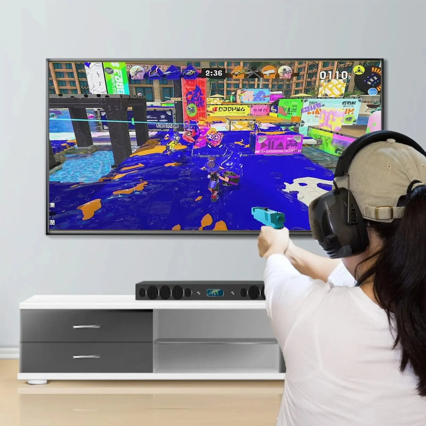 For NS Switch/Switch OLED Shooter Hunting Games Gun Controller Compatible For Switch/Switch OLED Left right Handle Accessories