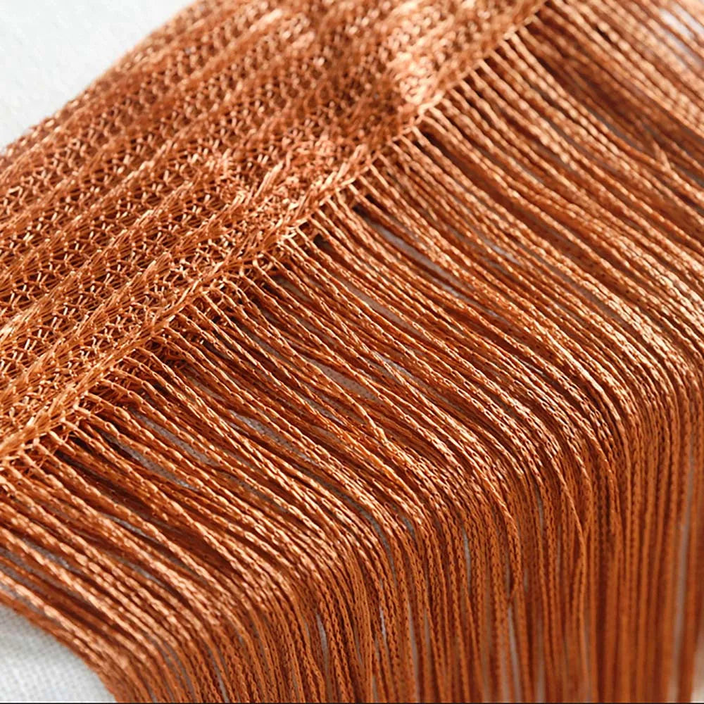 50cm X 200cm Thread Curtains Screen Ribbon String Divider Blind.