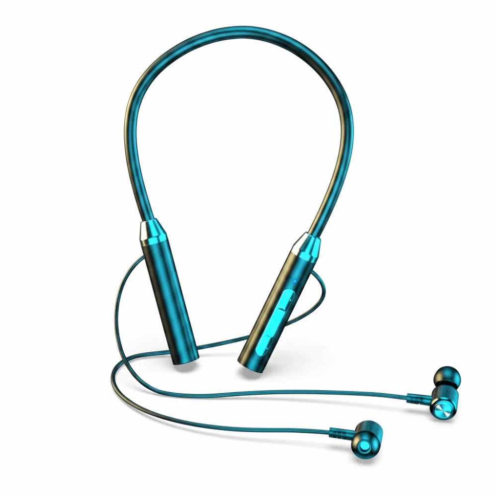 Bluetooth 5.0 Wireless Bluetooth Headphones With Mic Magnetic Design Neckband Earphone Wireless 9D Stereo Bluetooth Earphone