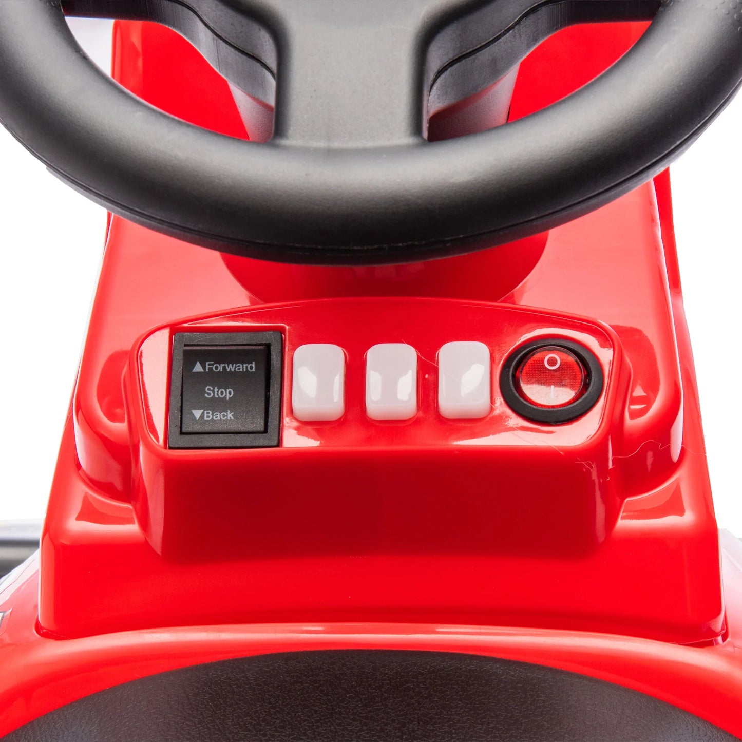 12V Kids Ride On Motor Bumper Car Rotate 360 degrees Collision triggers sound effects and lights,Four-wheel waterfall light