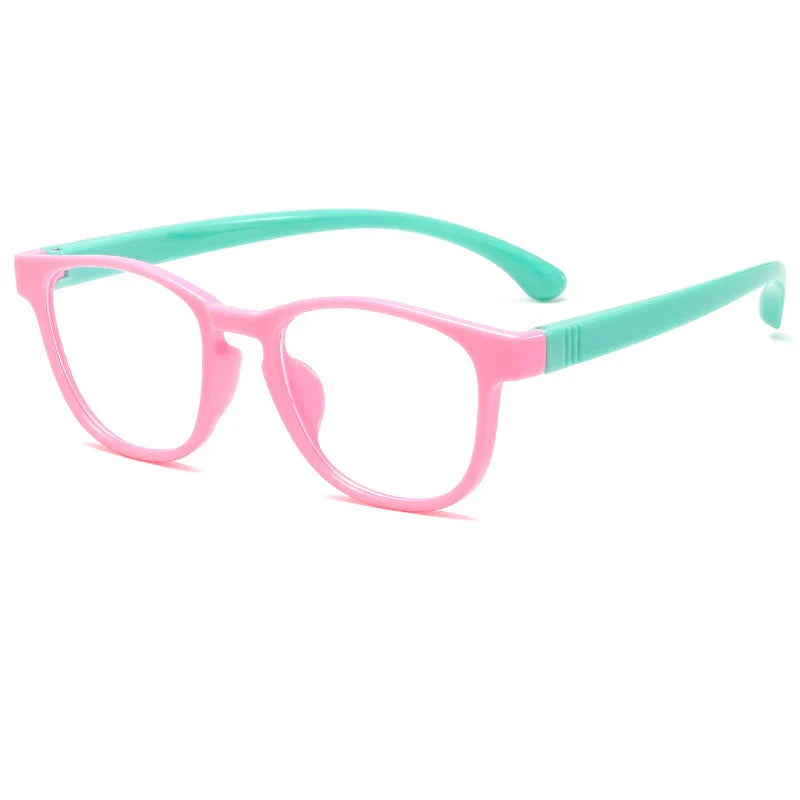 Zilead Kids Computer Glasses Blue Light Blocking Filter Gaming Goggles Silicone Frame Eyeglasses Child Anti-Blue Ray Eyewear